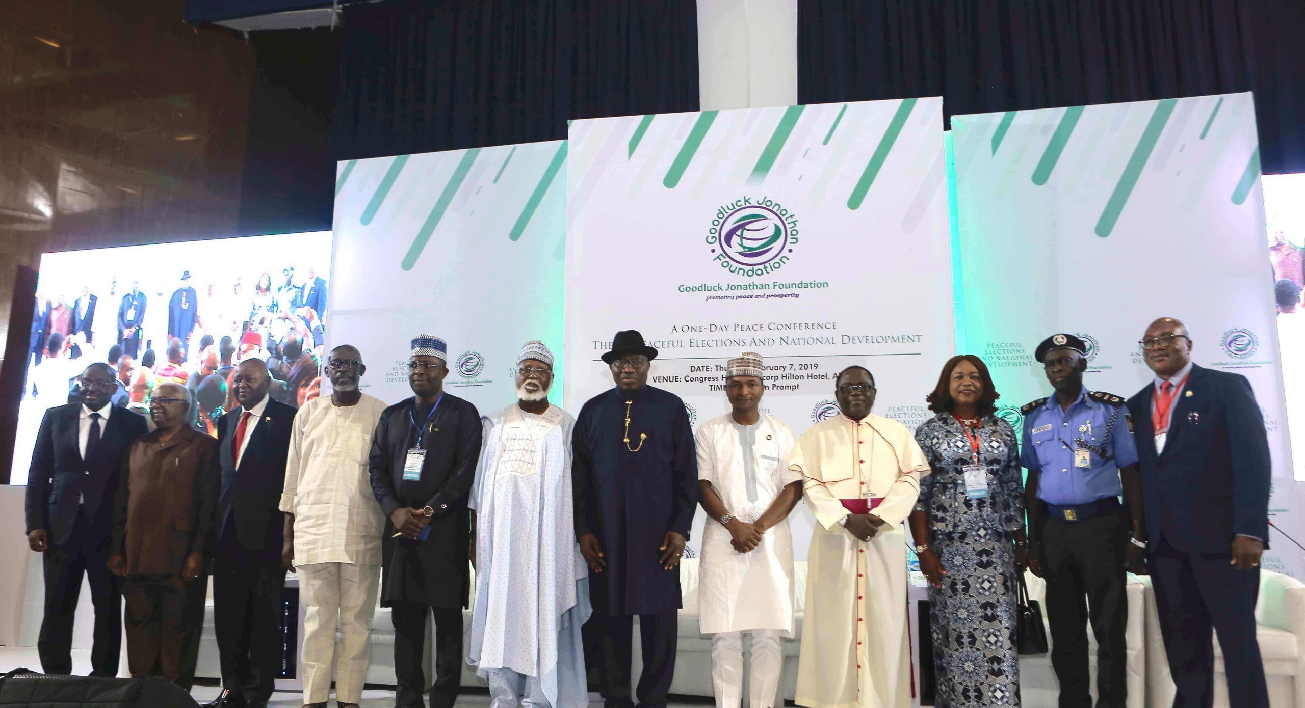 Video from the Goodluck Jonathan Foundation (GJF) One-day Peace Conference